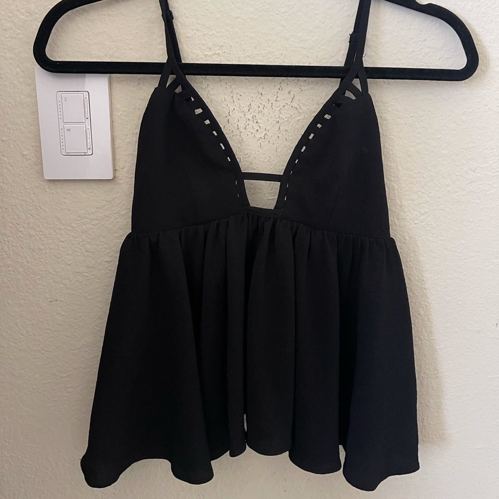 Millau LF black tank top Small